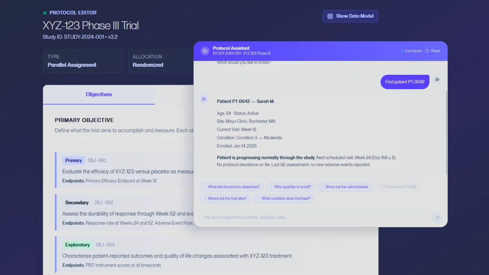 Clinical Trial Protocol Explorer